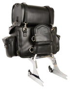 Milwaukee Performance MP8100 Black PVC 2-Piece Touring Pack Sissy Bar Bag