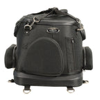 Milwaukee Performance MP8103 Black Heavy Duty Textile Motorcycle Pet Carrier Sissy Bar Bag