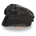 Milwaukee Performance MP8105 Black Textile Back Rack Sissy Bar Bag with 4 Outer Pockets