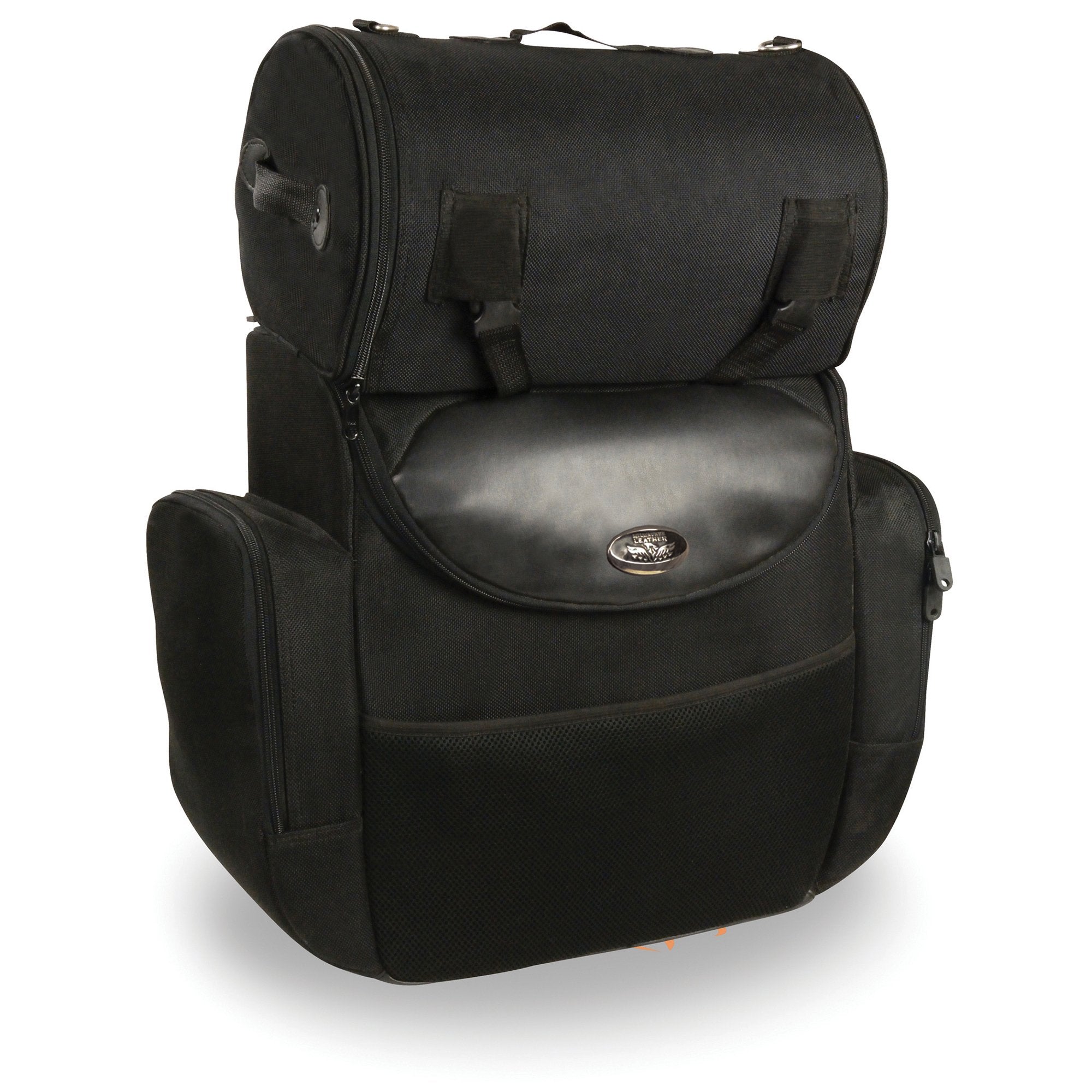 Milwaukee Performance MP8122 Black Large Textile Two Piece Deluxe Sissy Bar Bag