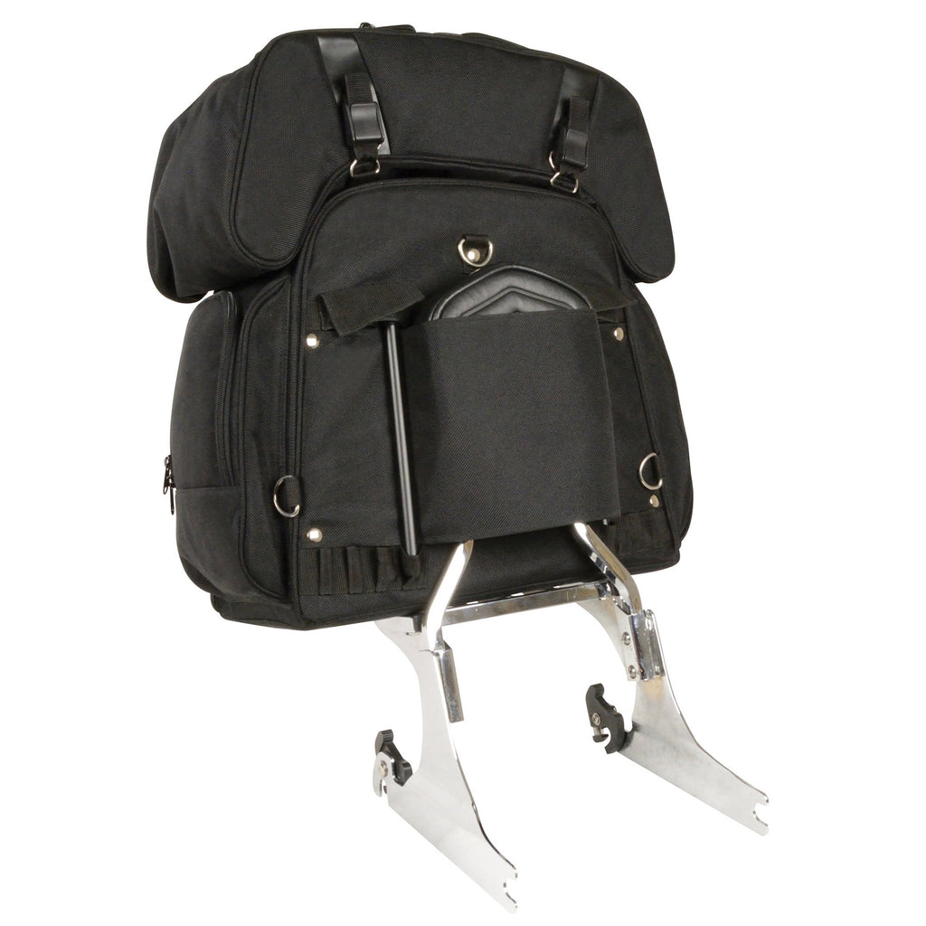 Milwaukee Performance  MP8125 Black Textile Combo Two Piece Sissy Bar Bag
