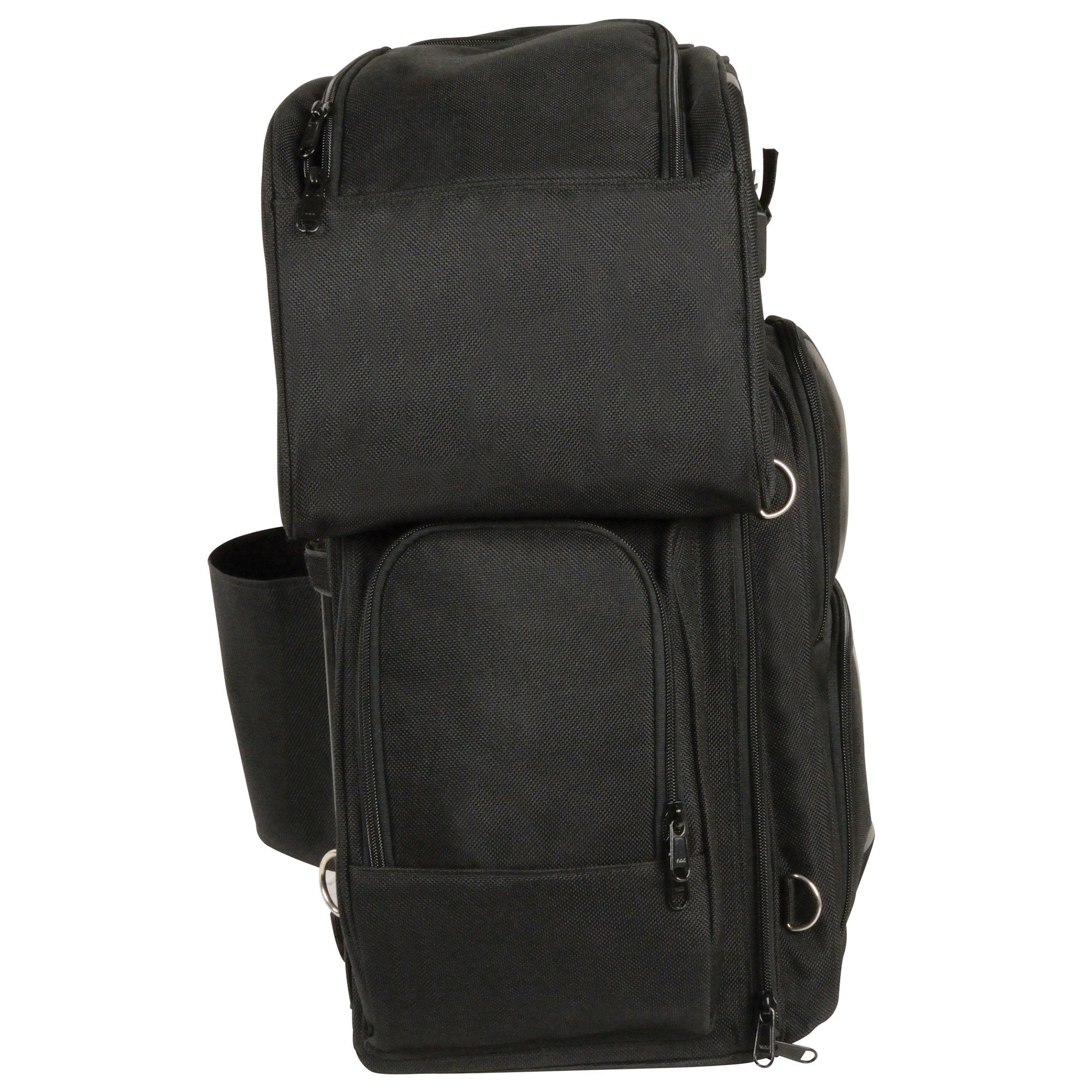 Milwaukee Performance  MP8125 Black Textile Combo Two Piece Sissy Bar Bag