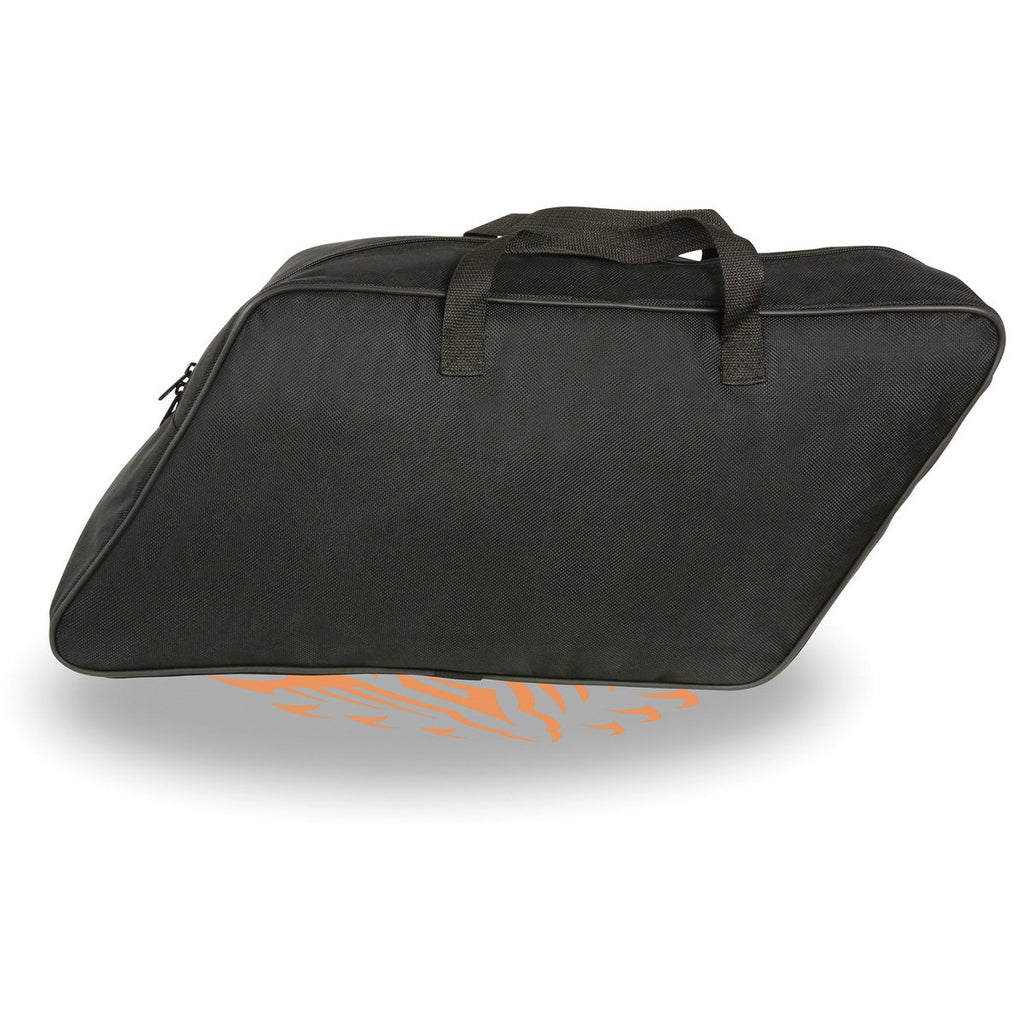 Milwaukee Performance MP8140 Black Large Textile Slant Saddlebags Inside Liner