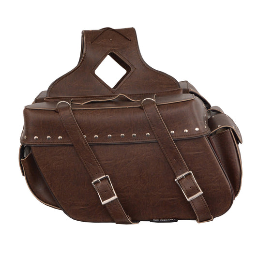 Milwaukee Performance MP8335RT Large Retro Brown PVC Zip-Off Throw Over Saddlebags