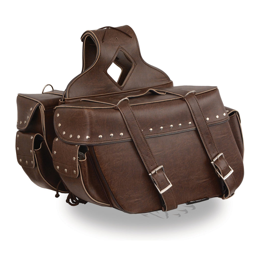 Milwaukee Performance MP8335RT Large Retro Brown PVC Zip-Off Throw Over Saddlebags