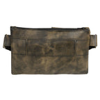 Milwaukee Leather MP8825 Women's Distress Brown Leather Belt Bag with Gun Holster