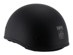 Milwaukee Performance Helmets MPH9710DOT 'Bare Bones' Matte Black Half Helmet