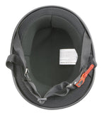 Milwaukee Performance Helmets MPH9710DOT Dot Approved Bare Bones Matte Black Half Motorcycle Helmet