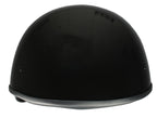 Milwaukee Helmets MPH9711DOT Bare Bones Glossy Black Half Motorcycle DOT Bikers Helmet