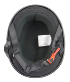 Milwaukee Helmets MPH9711DOT Bare Bones Glossy Black Half Motorcycle DOT Bikers Helmet