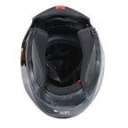 Milwaukee Helmets MPH9806DOT Ionized Gloss Black Advanced Motorcycle Modular Helmet Biker w/ Drop Down Visor