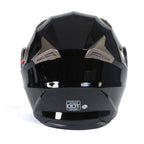 Milwaukee Helmets MPH9806DOT Ionized Gloss Black Advanced Motorcycle Modular Helmet Biker w/ Drop Down Visor