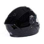 Milwaukee Helmets MPH9815DOT Breeze Gloss Black Advanced Motorcycle Modular Helmet Biker w/ Drop Down Visor