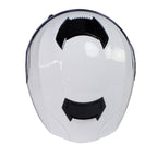 Milwaukee Helmets MPH9816DOT Breeze White Advanced Motorcycle Modular Helmet Biker w/ Drop Down Visor