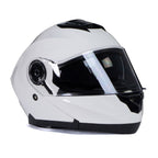 Milwaukee Helmets MPH9816DOT Breeze White Advanced Motorcycle Modular Helmet Biker w/ Drop Down Visor