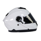 Milwaukee Helmets MPH9816DOT Breeze White Advanced Motorcycle Modular Helmet Biker w/ Drop Down Visor