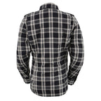 Milwaukee Performance MPL2600 Ladies Black and White Armored Flannel Shirt with Kevlar Protection