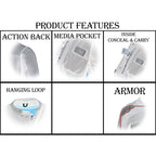 Milwaukee Performance MPL2600 Ladies Black and White Armored Flannel Shirt with Kevlar Protection