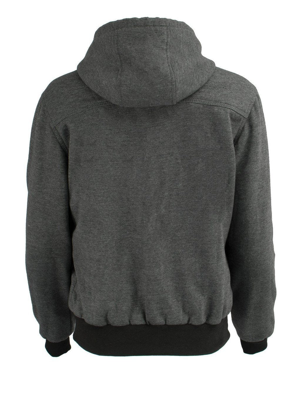 Milwaukee Leather MPL2713SET Women's Grey 'Heated' Zipper Front Hoodie (Battery Pack Included) - Milwaukee Leather Womens Heated Hoodies