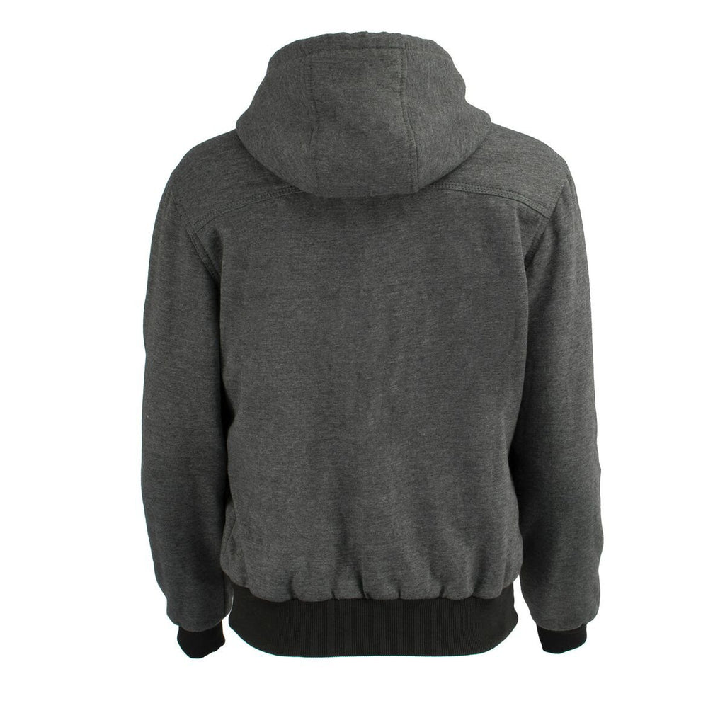 Milwaukee Leather MPL2717DUAL Women's Grey Hoodie with Heating Elements and Included Battery Pack - Milwaukee Leather Womens Heated Hoodies