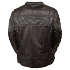 Milwaukee Leather MPL2730 Women's Crossover Textile Scooter Jacket with Reflective Skulls - Milwaukee Performance Textile Jackets
