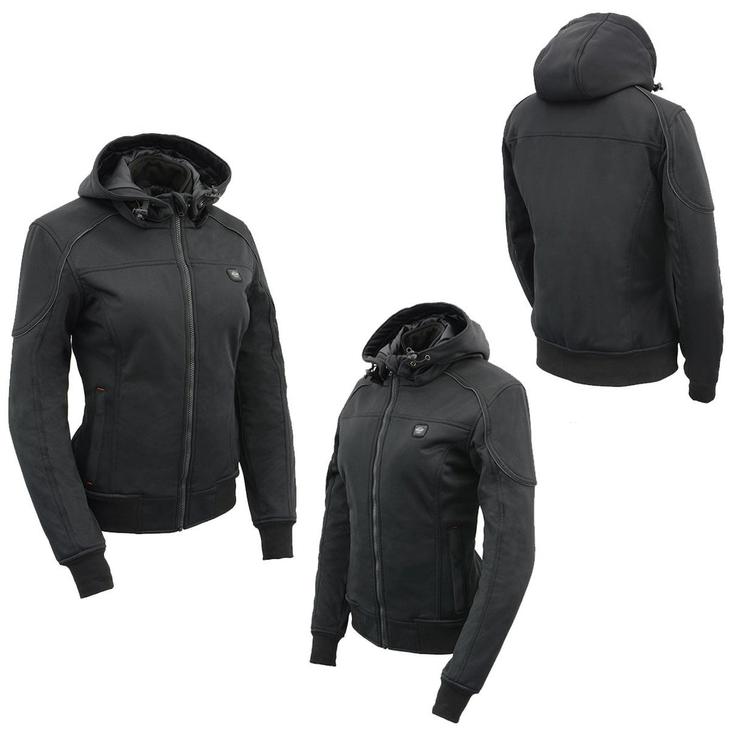 Milwaukee Performance MPL2761SET Women's Black 'Heated' Soft Shell Hooded Heated Jacket (Battery Pack Included)