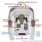 Milwaukee Leather MPL2775 Ladies Black Armored Textile and Mesh Racing Jacket