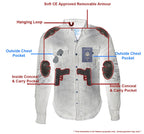 Milwaukee Performance MPM1620 Men's Armored Denim Biker Shirt with Aramid® by DuPont™ Fibers