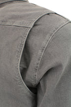Milwaukee Performance MPM1621 Men's Grey Armored Denim Shirt with Aramid® by DuPont™ Fibers