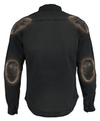 Milwaukee Performance MPM1621 Men's Grey Armored Denim Shirt with Aramid® by DuPont™ Fibers