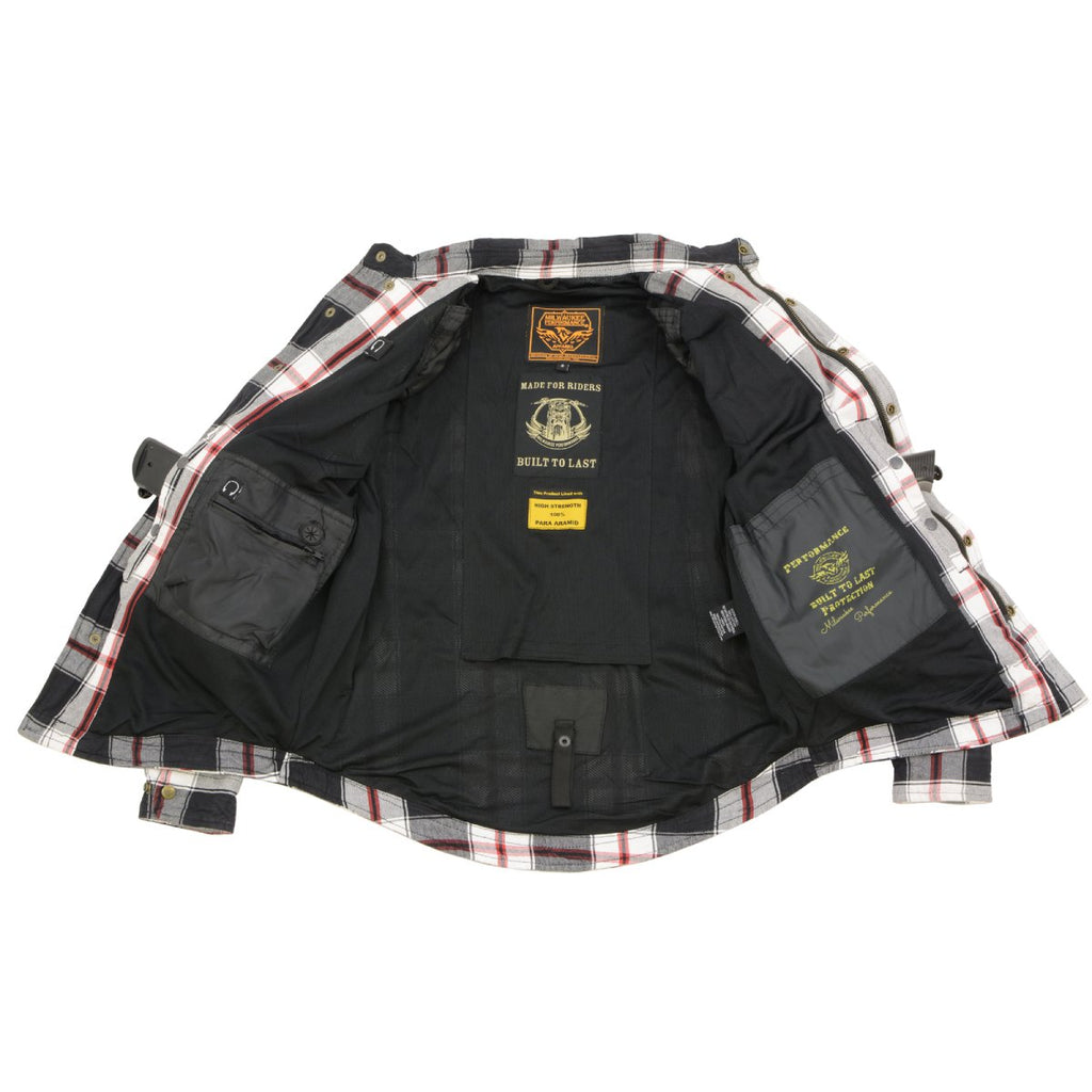 Milwaukee Performance MPM1625 Men's Armored Flannel Shirt with Aramid® by DuPont™ Fibers