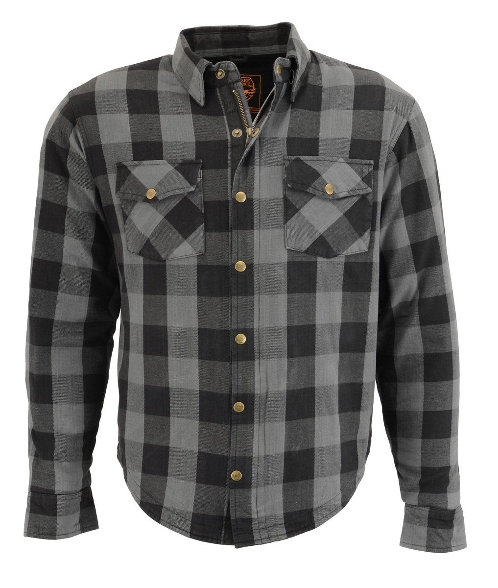 Milwaukee Performance MPM1630 Men's Armored Checkered Flannel Shirt with Aramid® by DuPont™ Fibers