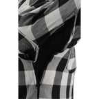 Milwaukee Leather MPM1633 Men's Armored Checkered Flannel Biker Shirt with Aramid® by DuPont™ Fibers