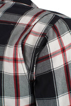 Milwaukee Performance MPM1635 Men's Armored Biker Flannel Biker Shirt with Aramid® by DuPont™ Fibers