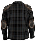 Milwaukee Performance MPM1636 Men's Armored Flannel Biker Jacket with Aramid® by DuPont™ Fibers