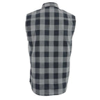 Milwaukee Performance MPM1648 Men's Black and Grey Sleeveless Shirt - Milwaukee Performance Mens Armored Shirts