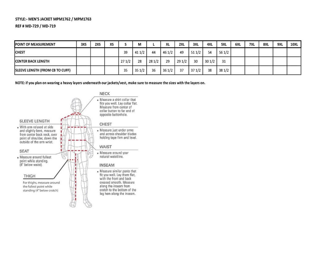 Milwaukee Leather MPM1762SET Men's Black 'Heated' Collarless Soft Shell Jacket (Battery Pack Included)