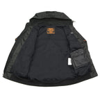 Milwaukee Leather MPM1764 Men's Black Soft Shell CE Armored Motorcycle Racing Style Hoodie Jacket w/ Detachable Hood