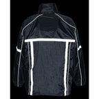 Milwaukee Performance MPM9510 Men's Black Water-Resistant Rain Suit with Hi Vis Reflective Tape - Milwaukee Performance Men's Rainsuits