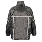 Milwaukee Performance MPM9510 Men's Black Water-Resistant Rain Suit with Hi Vis Reflective Tape - Milwaukee Performance Men's Rainsuits