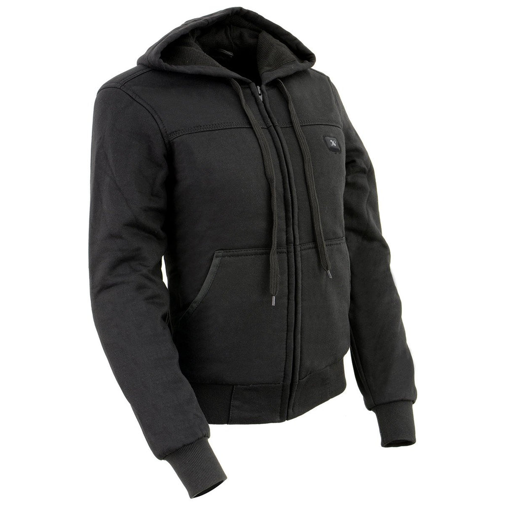 NexGen NXL2713SET Ladies 'Fiery' ‘Heated’ Black Hoodie (Rechargeable Battery Pack Included)