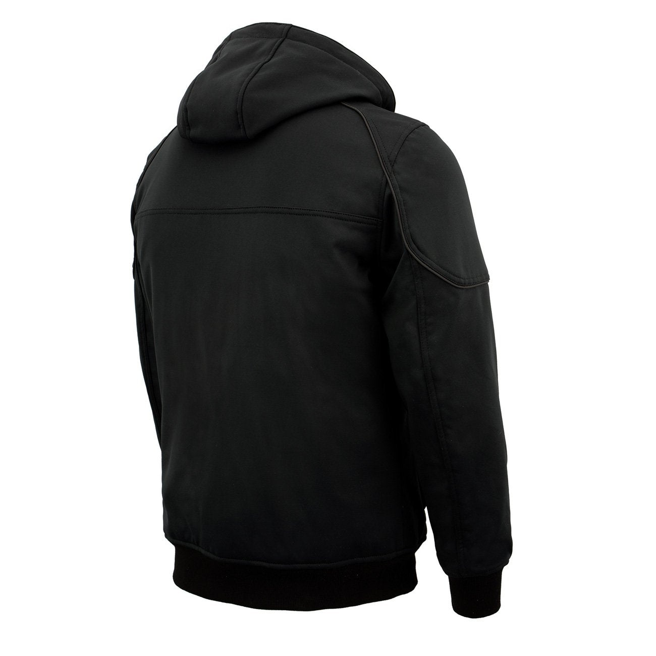 Nexgen Heat Men's Nxm1761set-'Igniter' Black 'Heated' Soft Shell Hooded Jacket (Rechargeable Battery Pack Included)