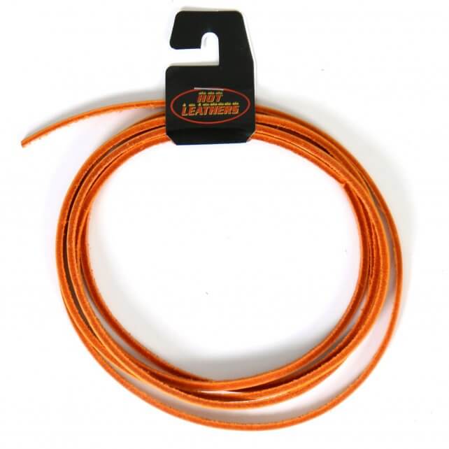 Hot Leathers LHH110 72 Inch Orange Motorcycle Biker Leather Lace