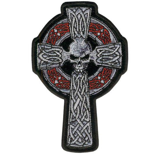 Hot Leathers Celtic Cross 7" x 11" Patch