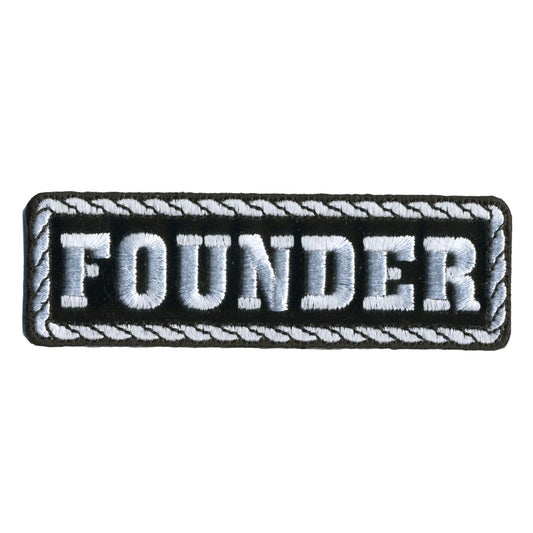 Hot Leathers Founder 4" x 1" Patch