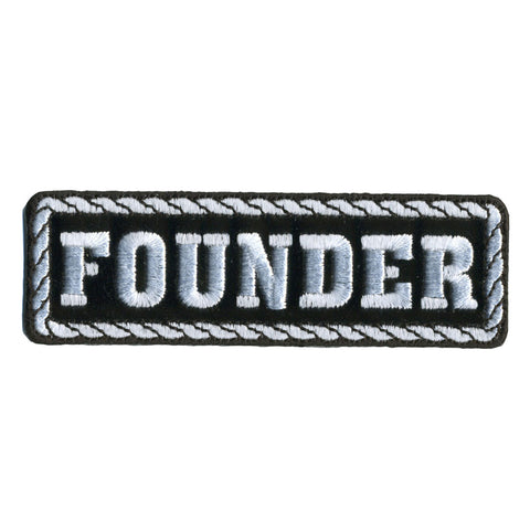 Hot Leathers Founder 4" x 1" Patch