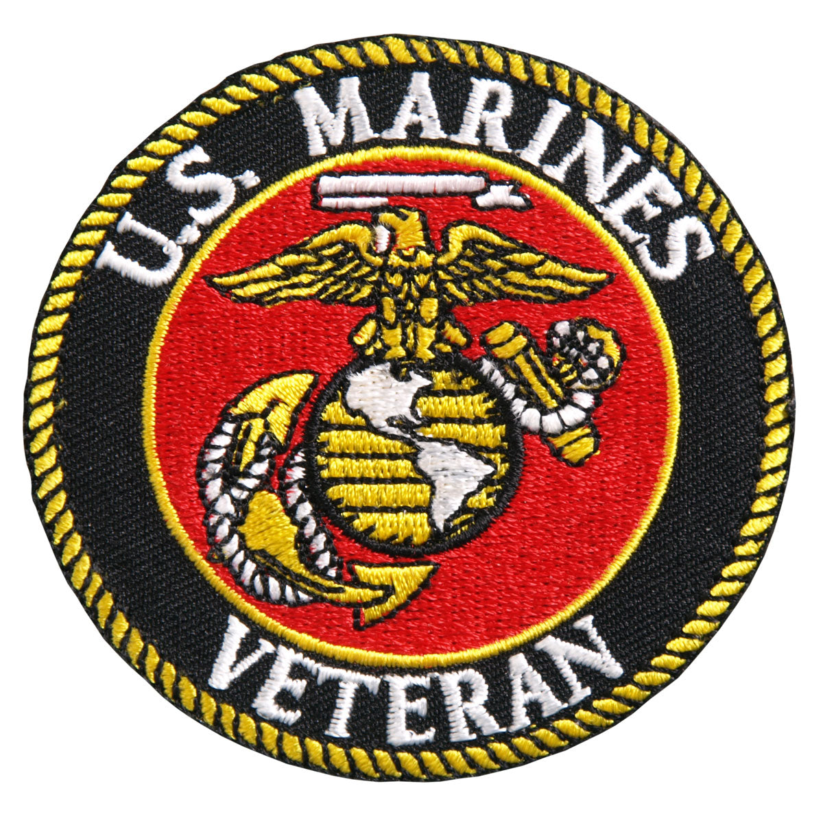Hot Leathers USMC Veteran Military Patches