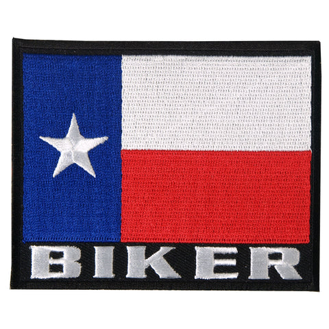 Hot Leathers Texas Biker Flag 4" x 3" Patch