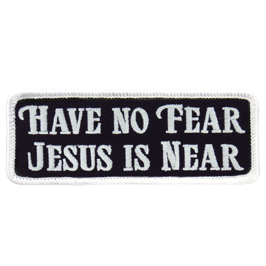 Hot Leathers Have No Fear 4" x 2" Patch