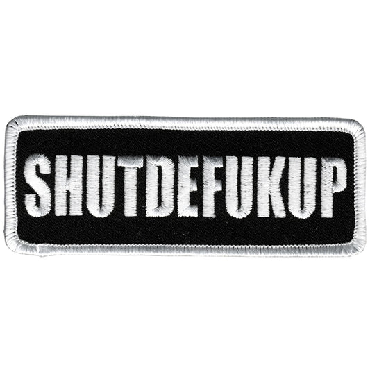 Hot Leathers Shutdefuckup 4" x 2" Patch